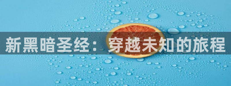 age动漫官网在线入口：新黑暗圣经：穿越未知的旅程